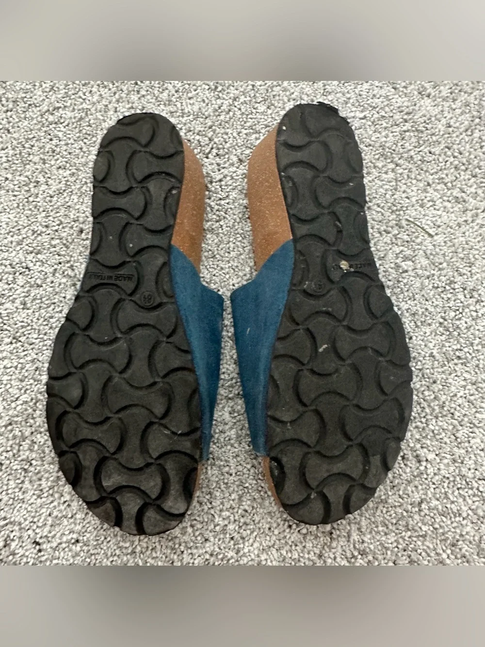 Slide Wedge Sandals Made in Italy Size 8.5